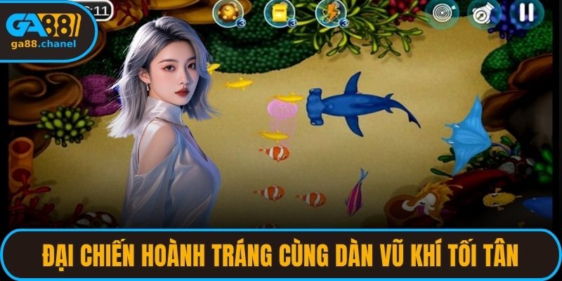 Đại chiến hoành tráng cùng dàn vũ khí tối tân
