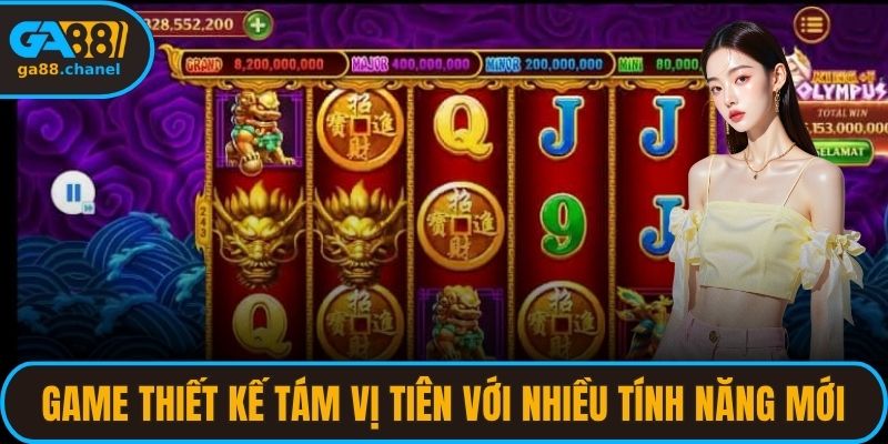 Game thiết kế tám vị tiên với nhiều tính năng mới