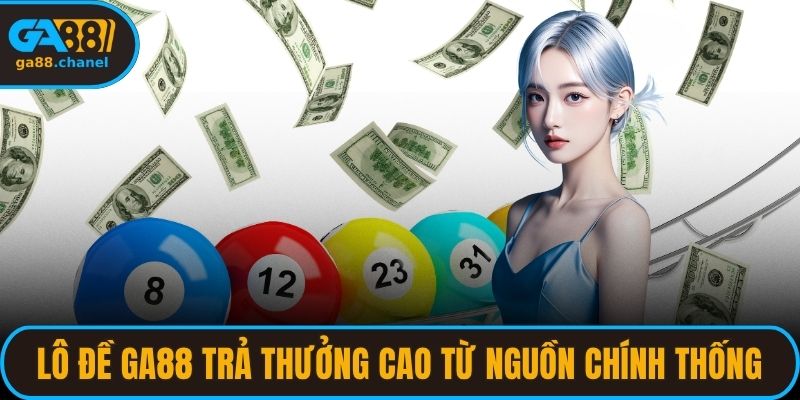 Lô đề GA88 trả thưởng cao từ nguồn chính thống